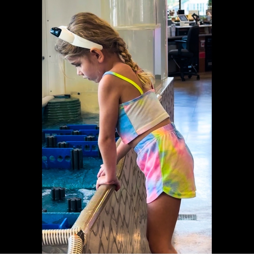 Girls, Bright, Multi-Colored, Tie-Dye, Outfit Set - Picture 8 of 11